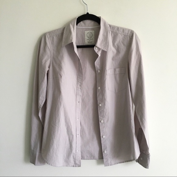 ARITZIA Oxford Classic Fit Button Down Shirt S - Picture 3 of 7
